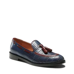 Fratelli Rossetti Almond-coloured leather Tartan Brera loafer|^ Loafers