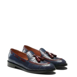 Fratelli Rossetti Almond-coloured leather Tartan Brera loafer|^ Loafers