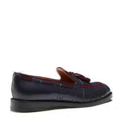 Fratelli Rossetti Almond-coloured leather Tartan Brera loafer|^ Loafers