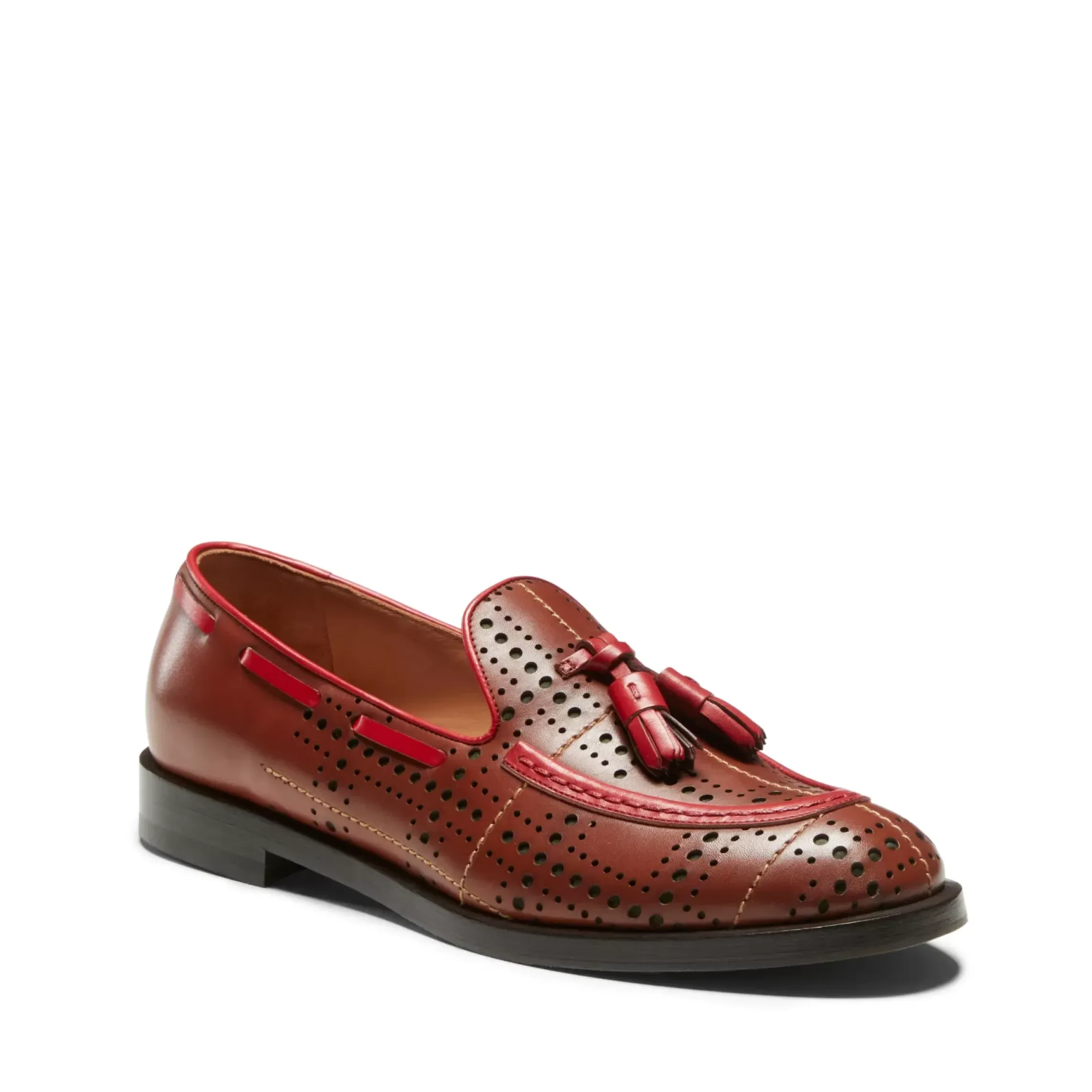 Fratelli Rossetti -coloured leather Tartan Brera loafer|^ Loafers