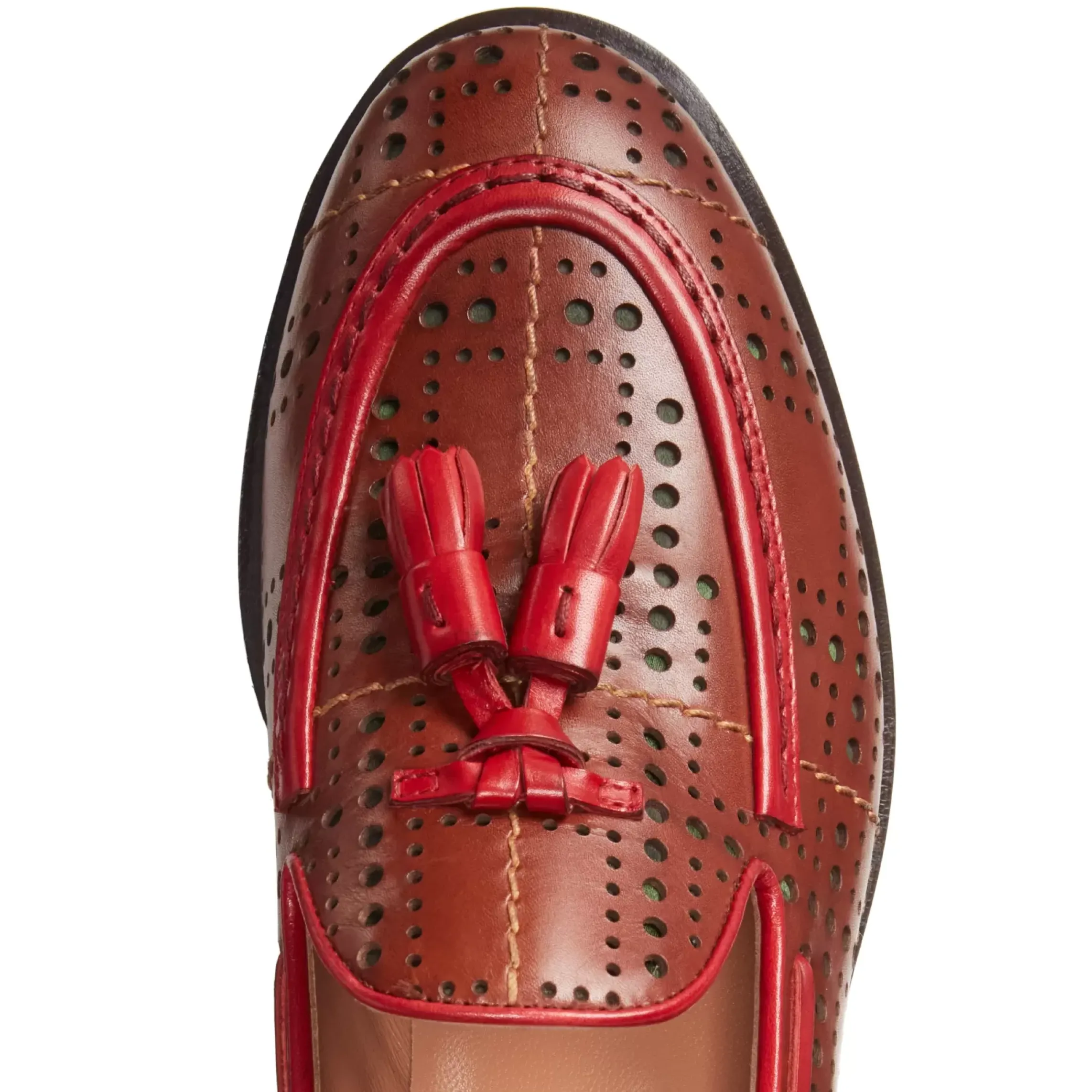 Fratelli Rossetti -coloured leather Tartan Brera loafer|^ Loafers