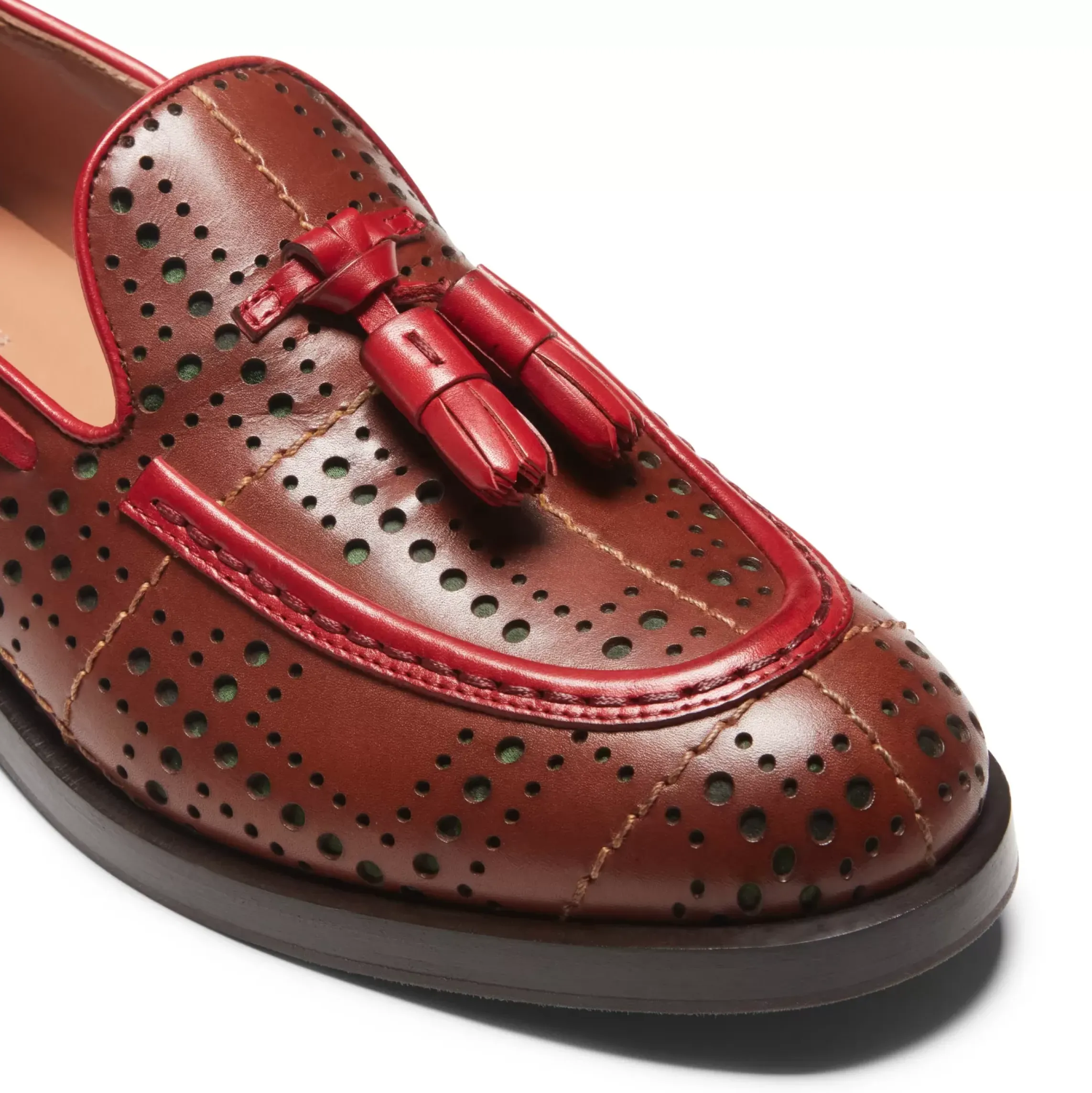 Fratelli Rossetti -coloured leather Tartan Brera loafer|^ Loafers