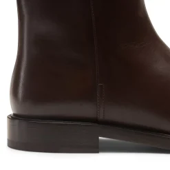 Fratelli Rossetti Ankle boot in mahogany leather|^ Ankle Boots