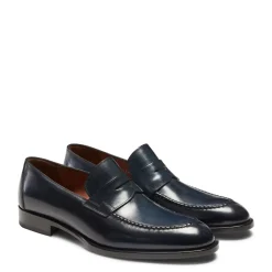 Fratelli Rossetti Band loafer in blue leather|^ Loafers