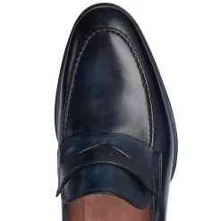 Fratelli Rossetti Band loafer in blue leather|^ Loafers