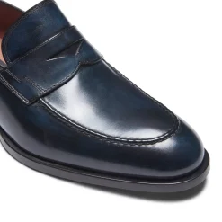 Fratelli Rossetti Band loafer in blue leather|^ Loafers
