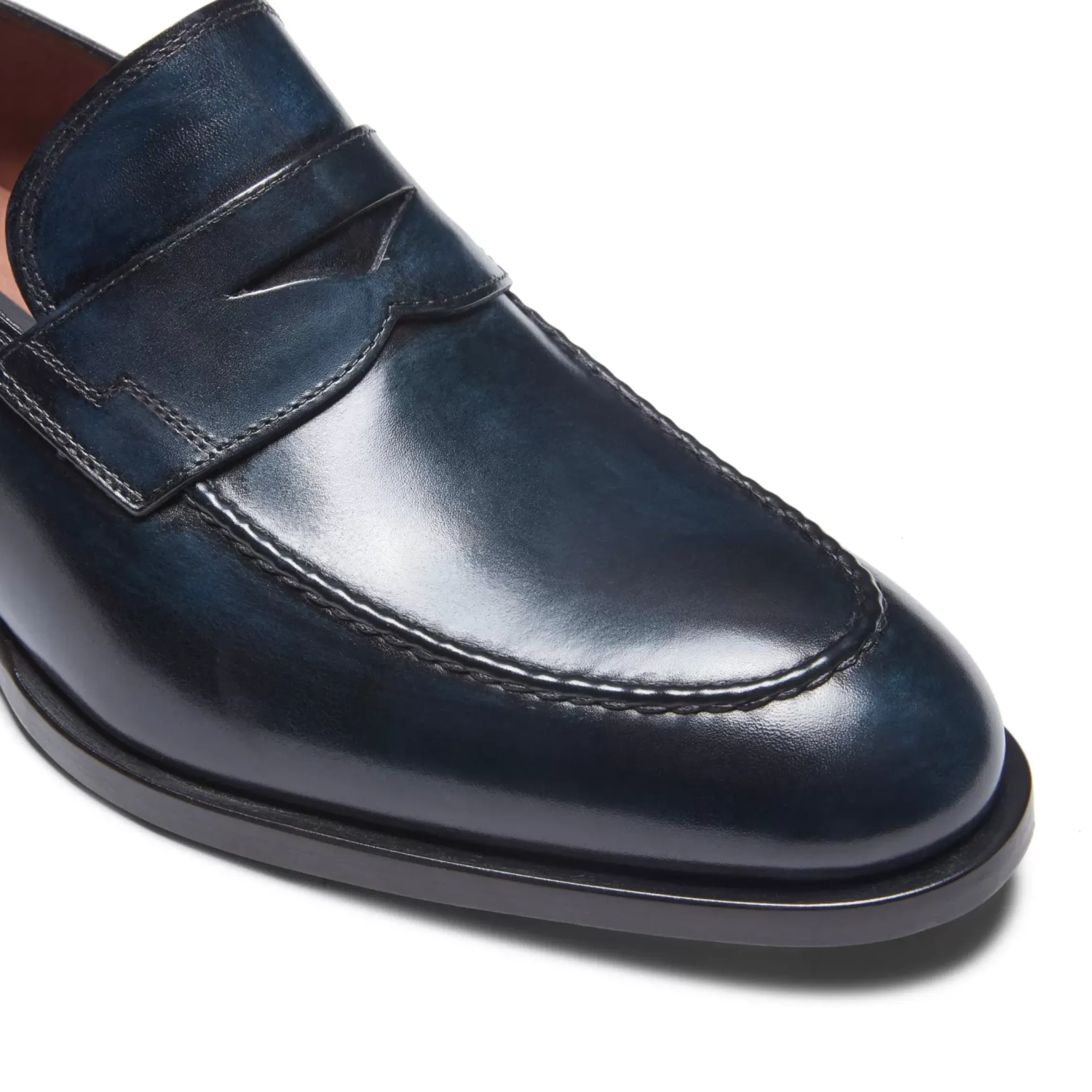 Fratelli Rossetti Band loafer in blue leather|^ Loafers