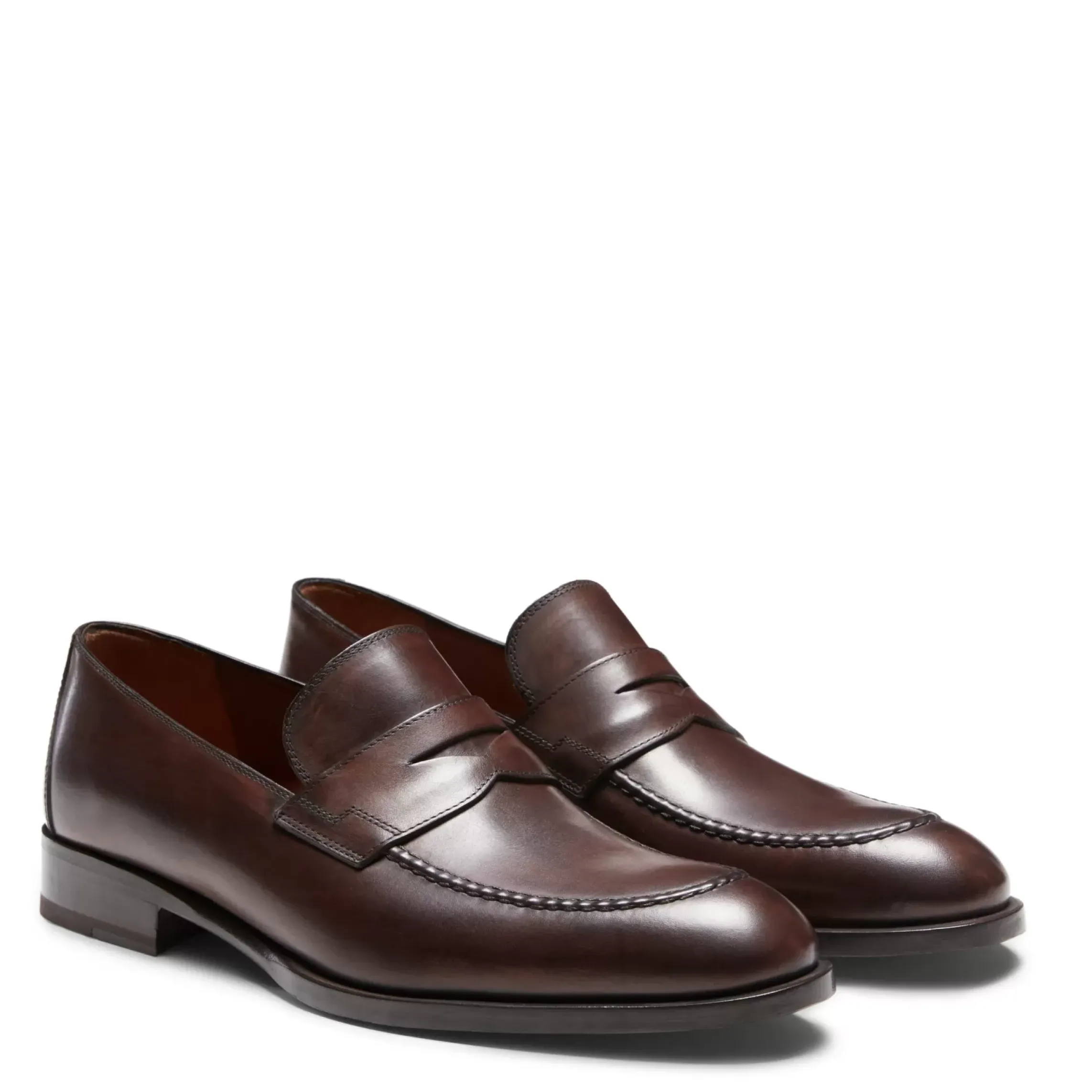 Fratelli Rossetti Band loafer in ebony leather|^ Loafers