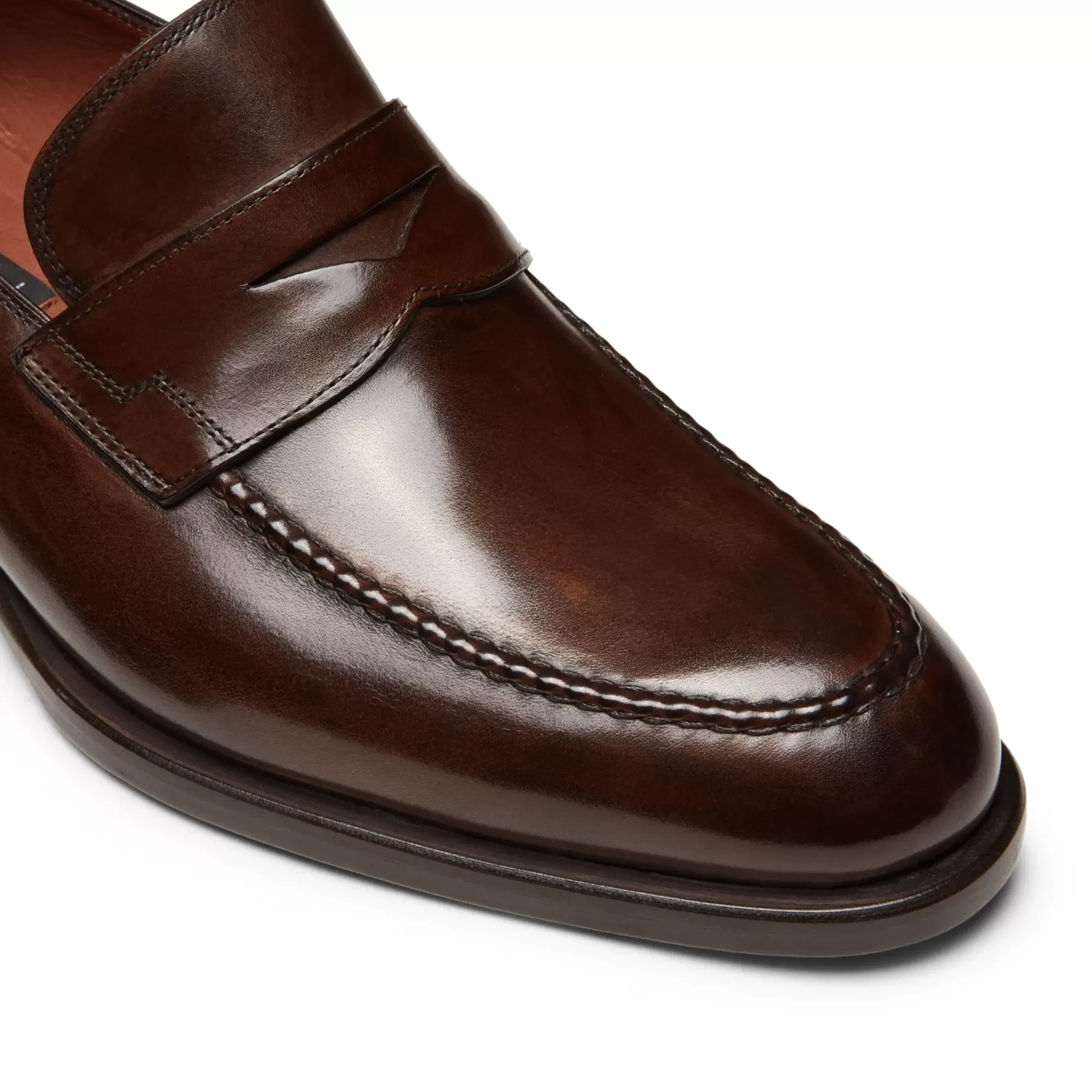Fratelli Rossetti Band loafer in ebony leather|^ Loafers