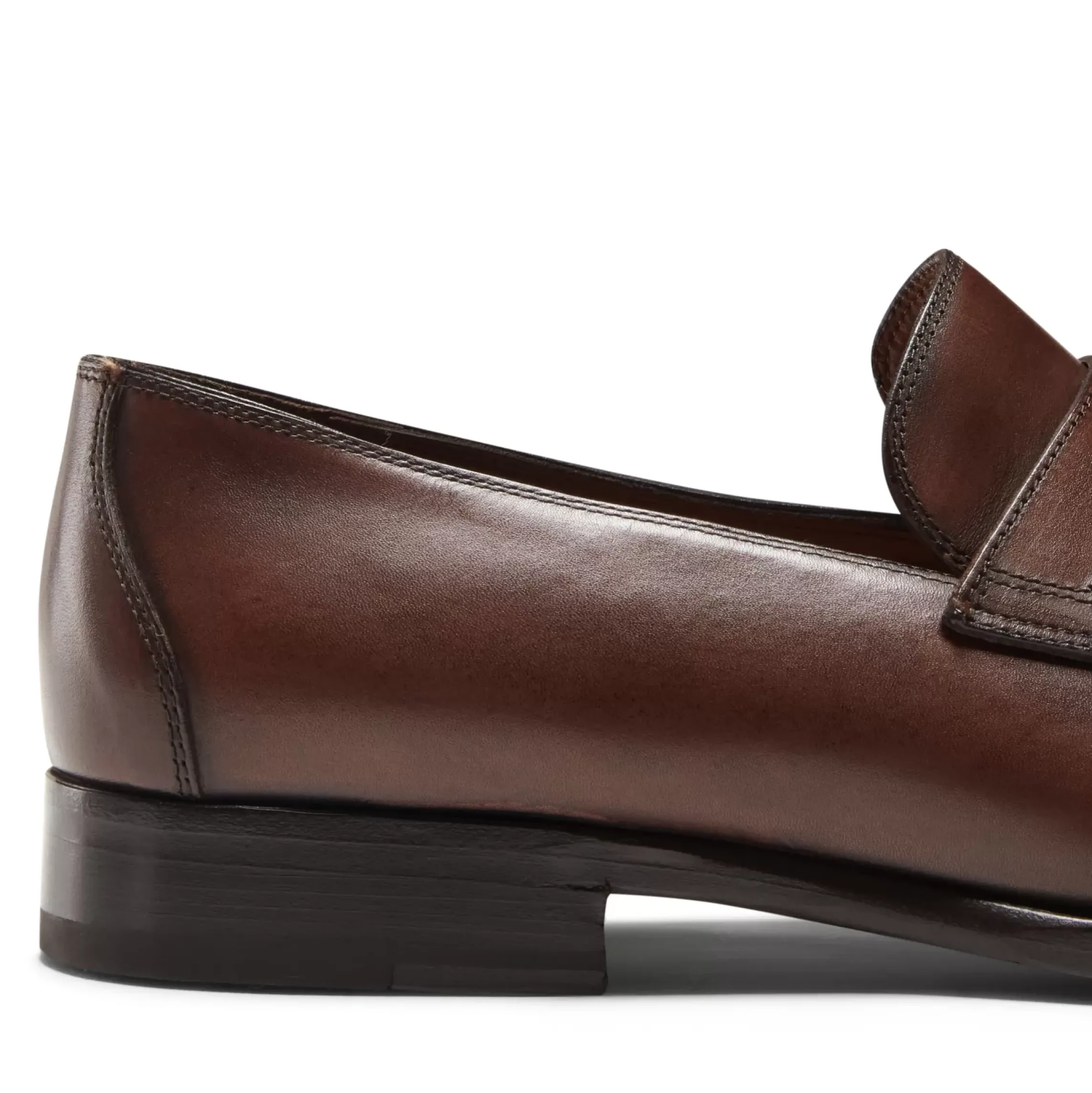 Fratelli Rossetti Band loafer in ebony leather|^ Loafers
