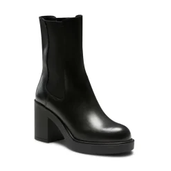 Fratelli Rossetti Beatle ankle boot in black leather|^ Ankle Boots