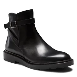 Fratelli Rossetti Beatle ankle boot in black leather|^ Ankle Boots