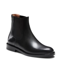 Fratelli Rossetti Beatle ankle boot in black leather|^ Ankle Boots