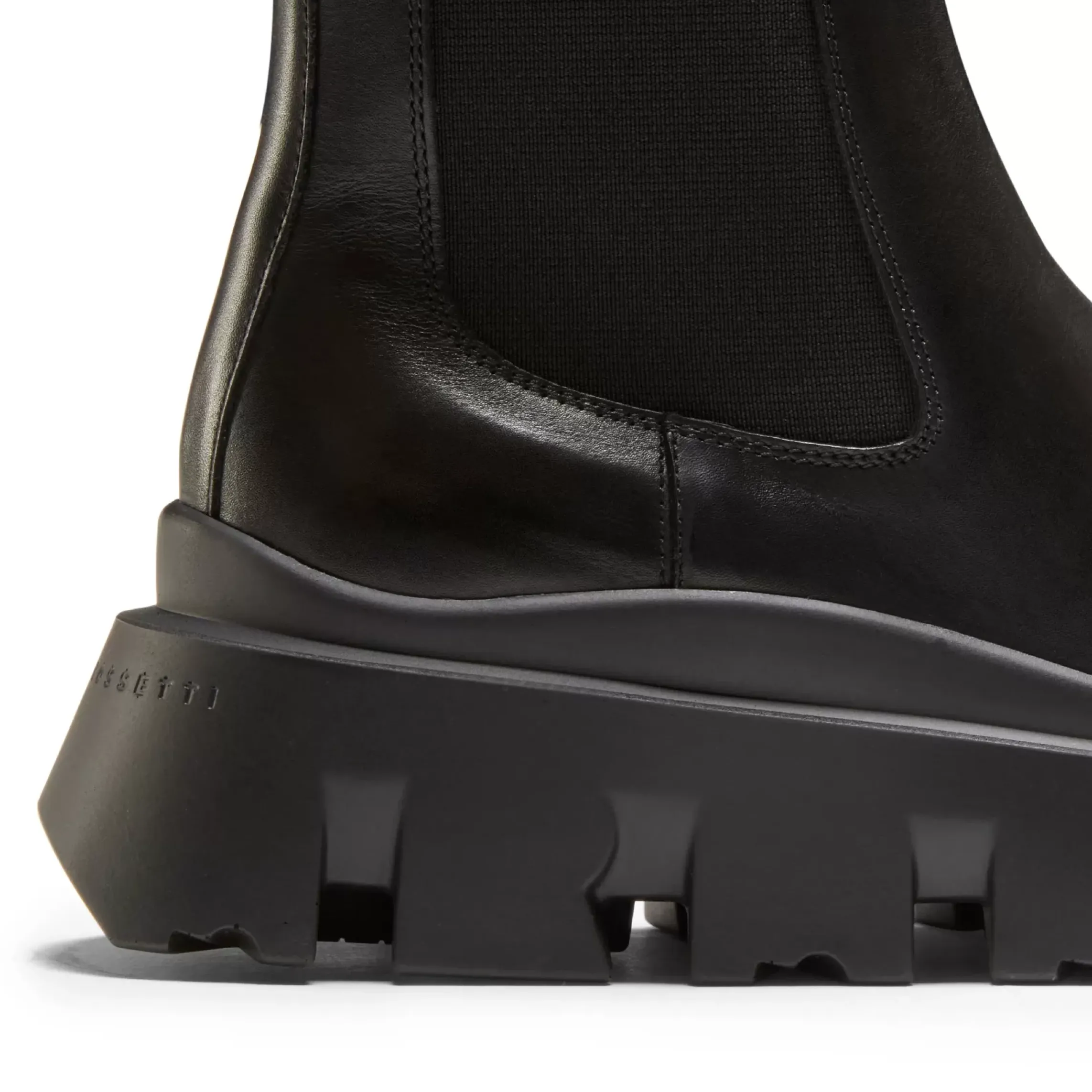 Fratelli Rossetti Beatle ankle boot in black leather|^ Ankle Boots