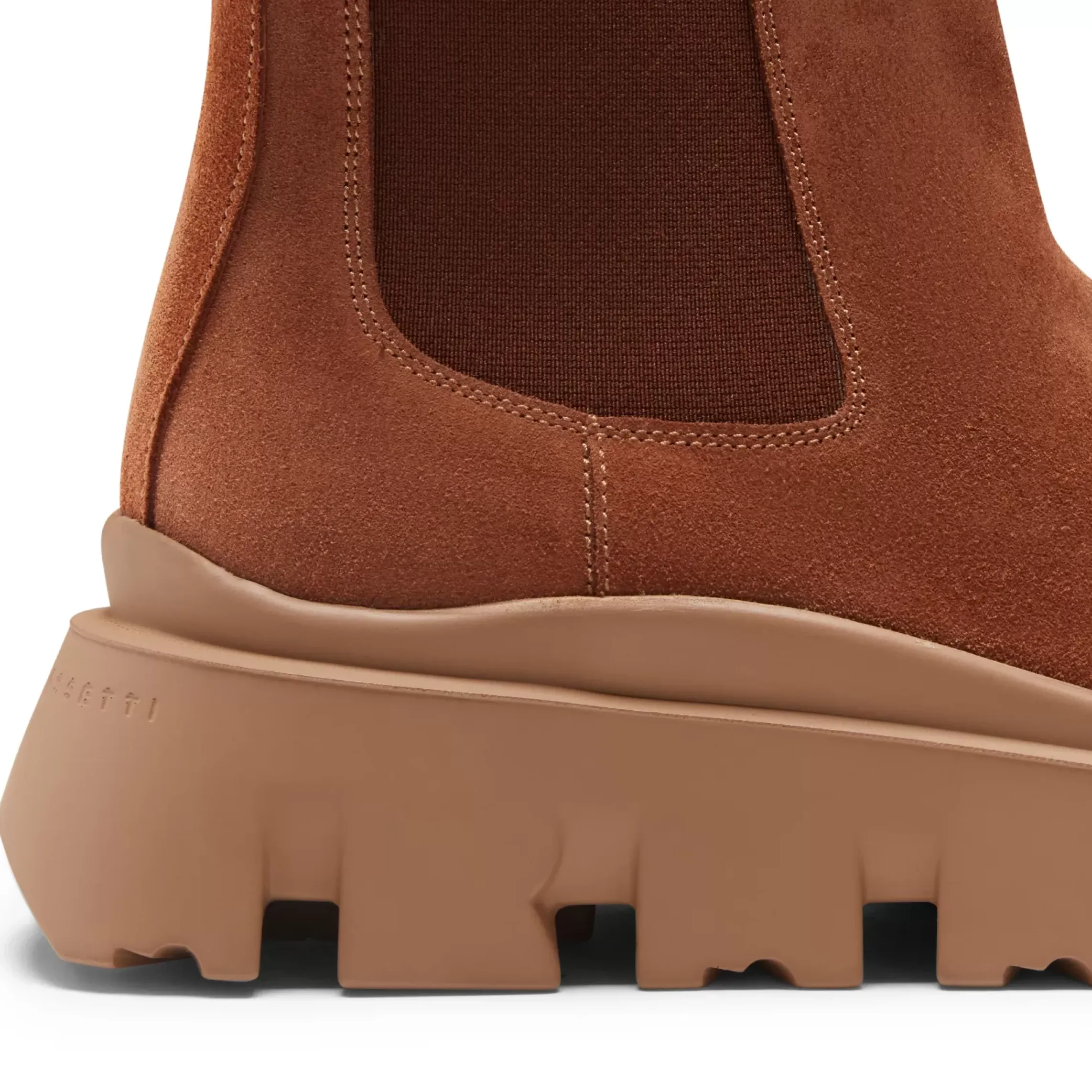 Fratelli Rossetti Beatle ankle boot in burnt grey-coloured suede|^ Ankle Boots