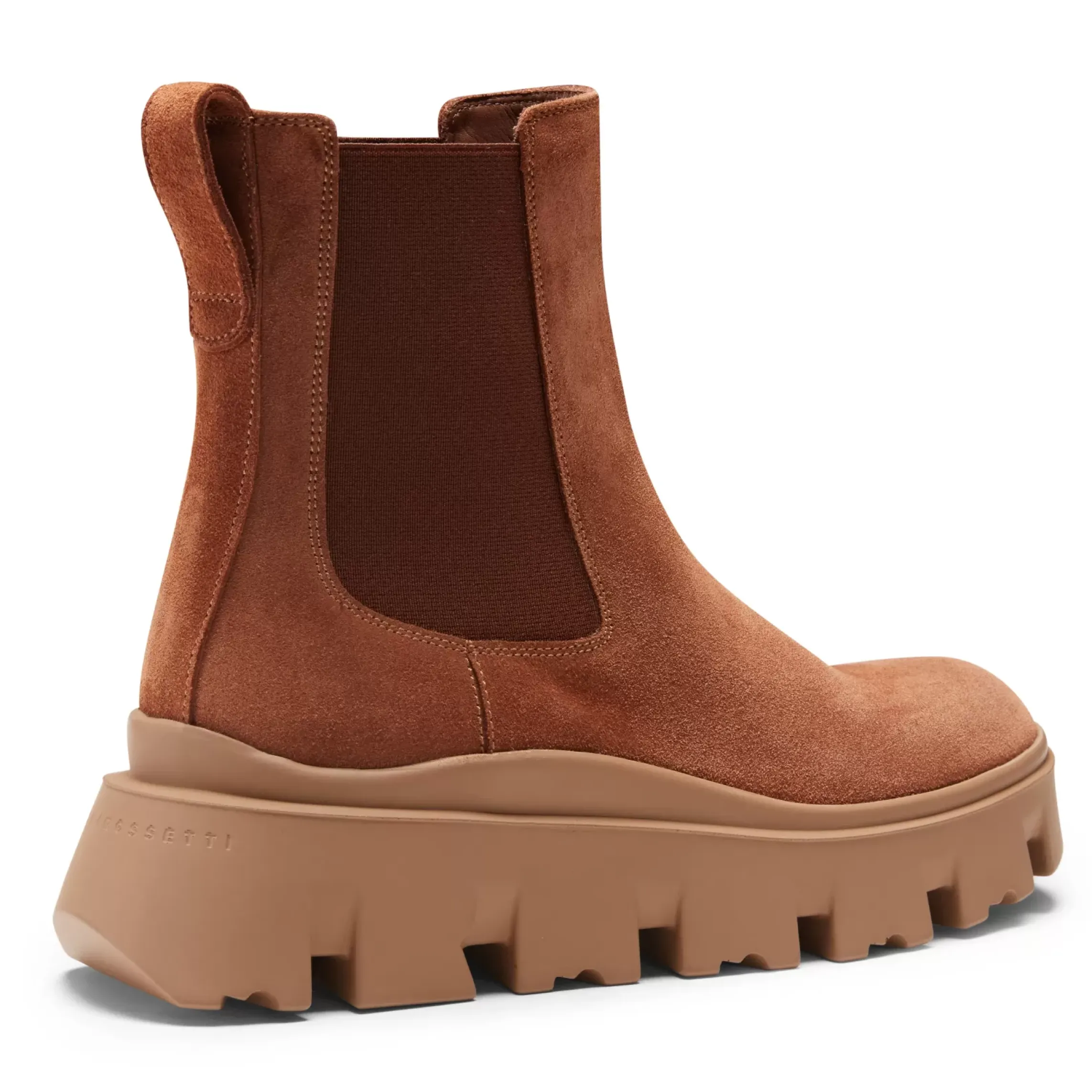 Fratelli Rossetti Beatle ankle boot in burnt grey-coloured suede|^ Ankle Boots