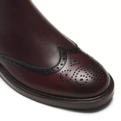 Fratelli Rossetti Beatle ankle boot in garnet leather|^ Ankle Boots