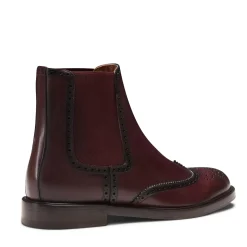 Fratelli Rossetti Beatle ankle boot in garnet leather|^ Ankle Boots