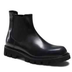 Fratelli Rossetti Beatle boot in black leather|^ Ankle Boots