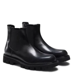 Fratelli Rossetti Beatle boot in black leather|^ Ankle Boots