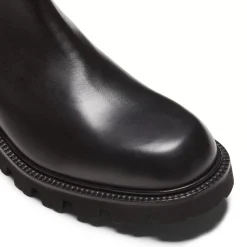 Fratelli Rossetti Beatle boot in black leather|^ Ankle Boots