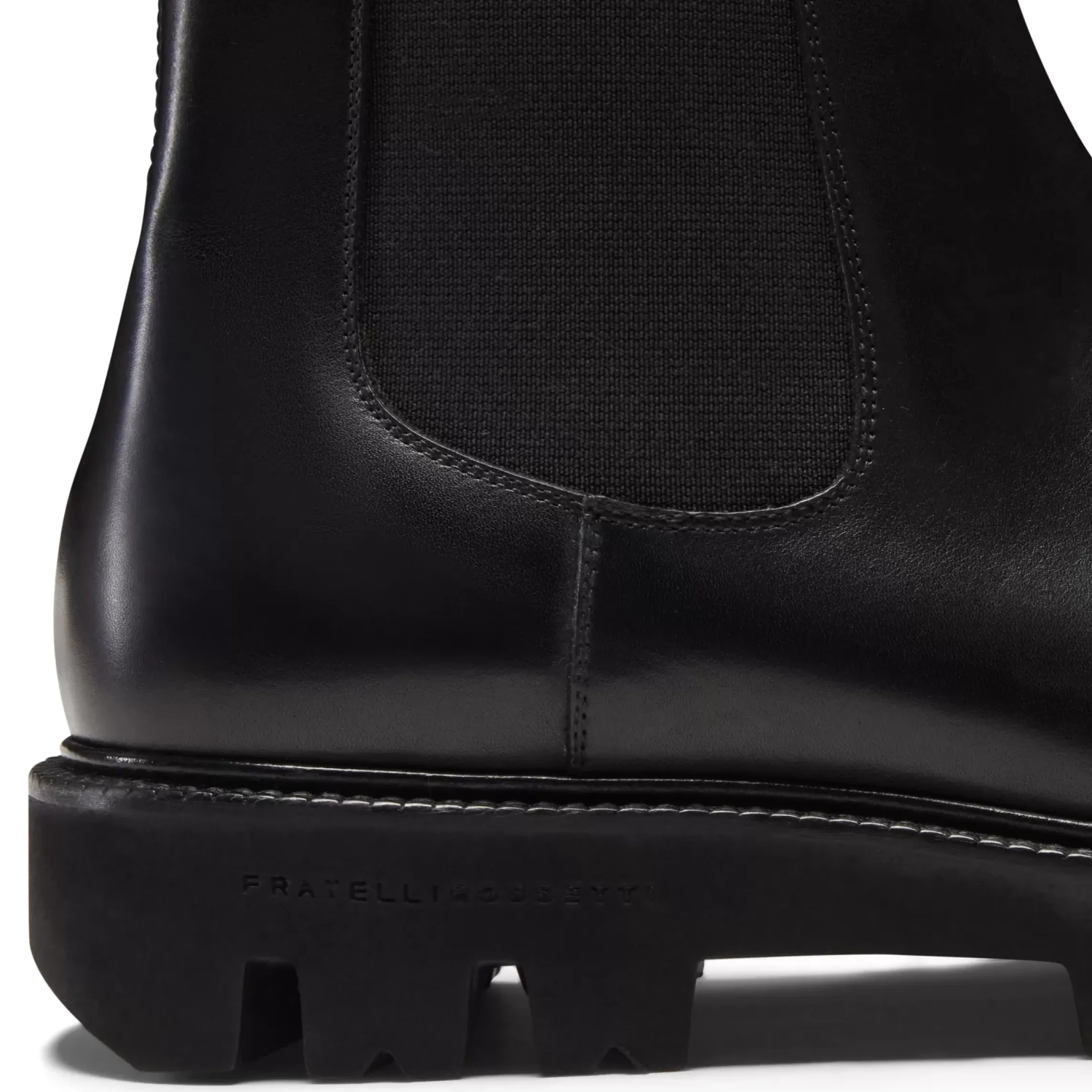 Fratelli Rossetti Beatle boot in black leather|^ Ankle Boots