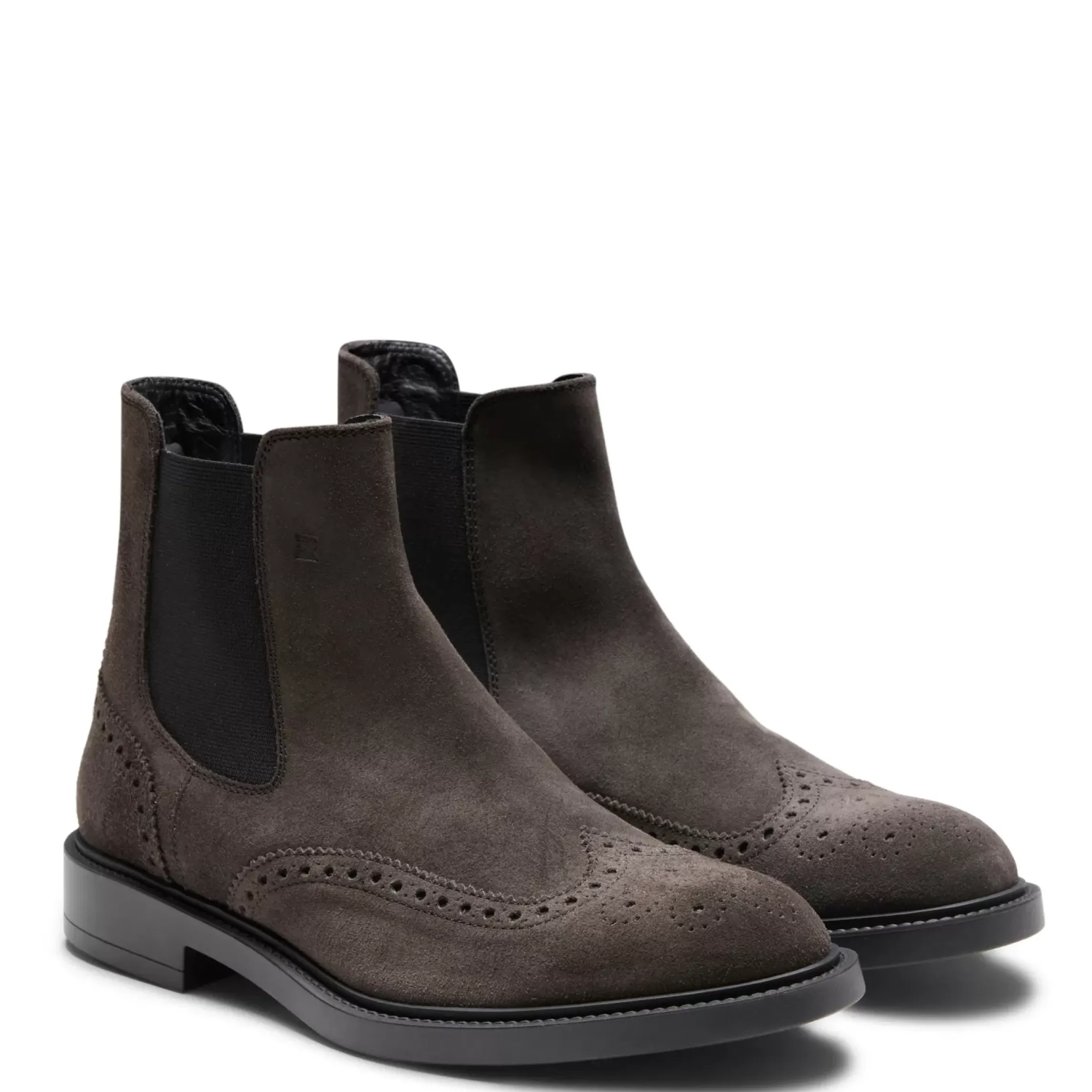 Fratelli Rossetti Beatle boot in charcoal grey suede|^ Ankle Boots
