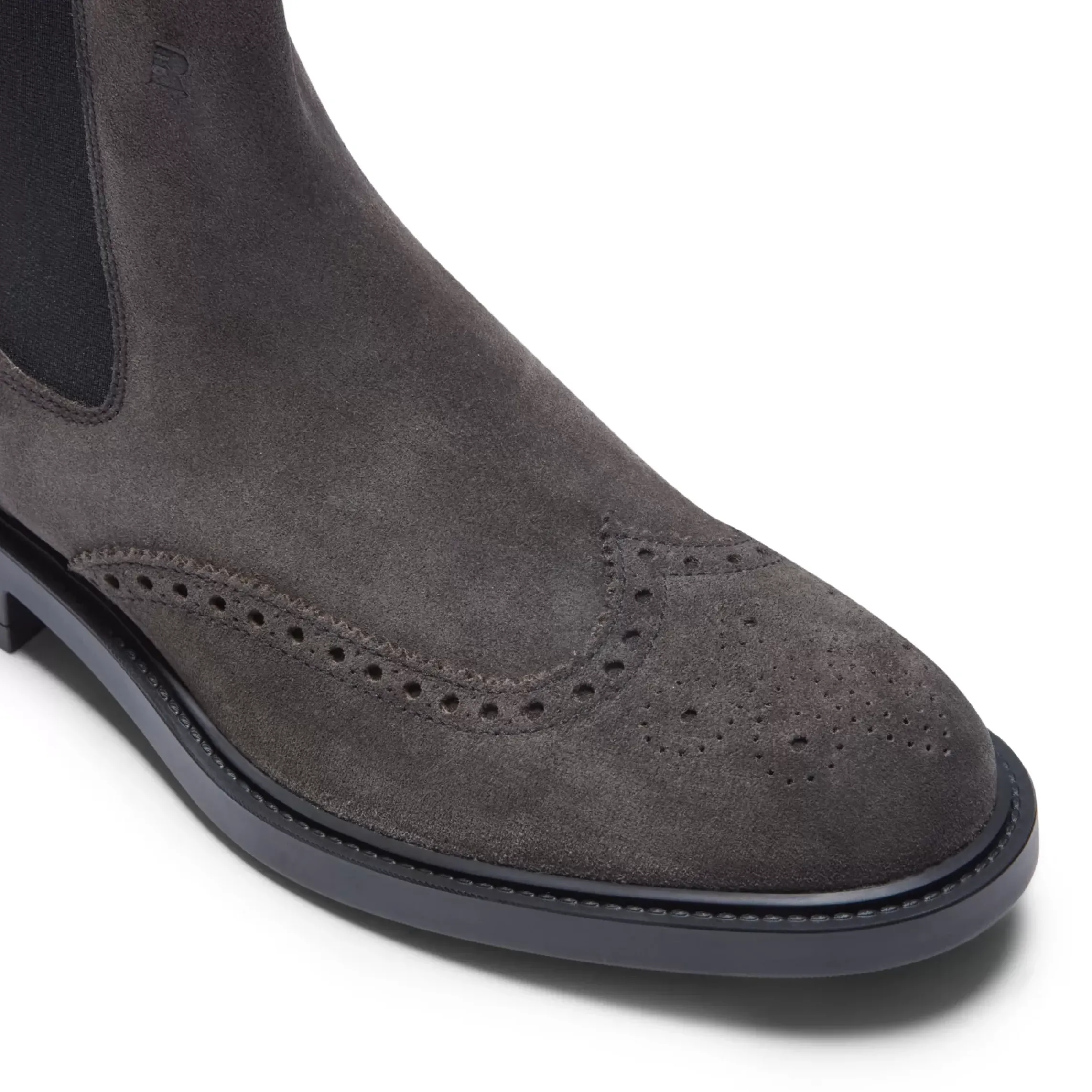 Fratelli Rossetti Beatle boot in charcoal grey suede|^ Ankle Boots
