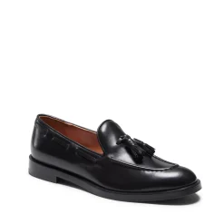 Fratelli Rossetti Black leather Brera loafer|^ Loafers