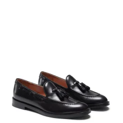 Fratelli Rossetti Black leather Brera loafer|^ Loafers