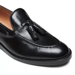 Fratelli Rossetti Black leather Brera loafer|^ Loafers