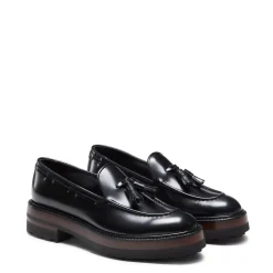 Fratelli Rossetti Black leather Brera loafer|^ Loafers