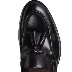 Fratelli Rossetti Black leather Brera loafer|^ Loafers
