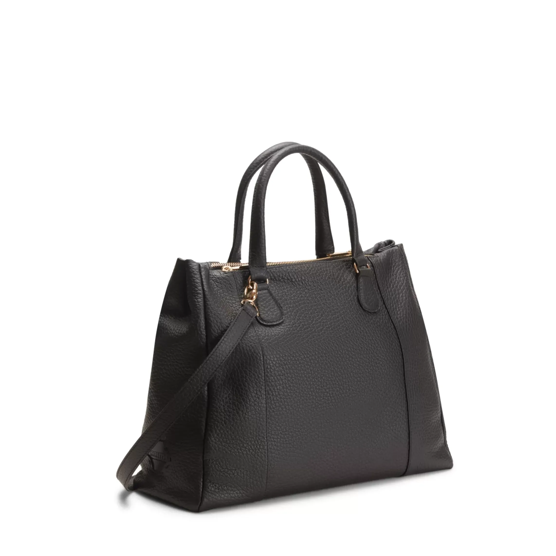 Fratelli Rossetti Black leather Claire tote bag|^ Bags
