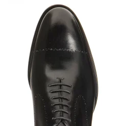 Fratelli Rossetti Black leather La Giusta Oxford shoe|^ Lace-up Shoes