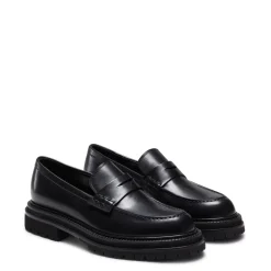Fratelli Rossetti Black leather loafer|^ Loafers