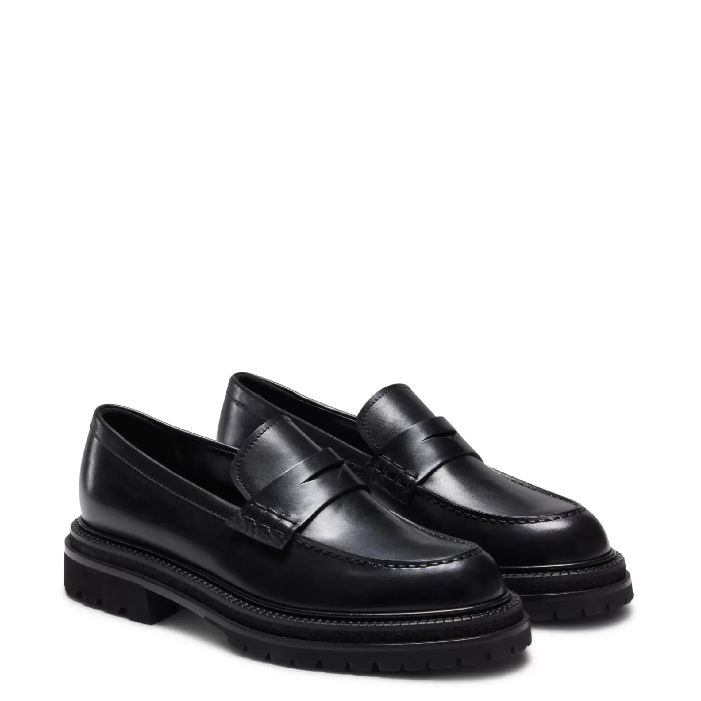 Fratelli Rossetti Black leather loafer|^ Loafers