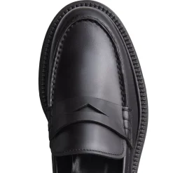 Fratelli Rossetti Black leather loafer|^ Loafers