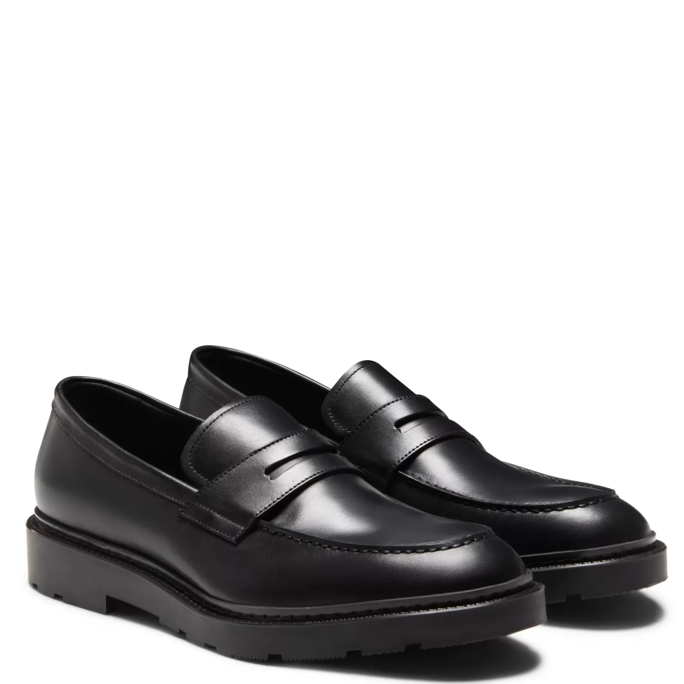 Fratelli Rossetti Black leather loafer|^ Loafers