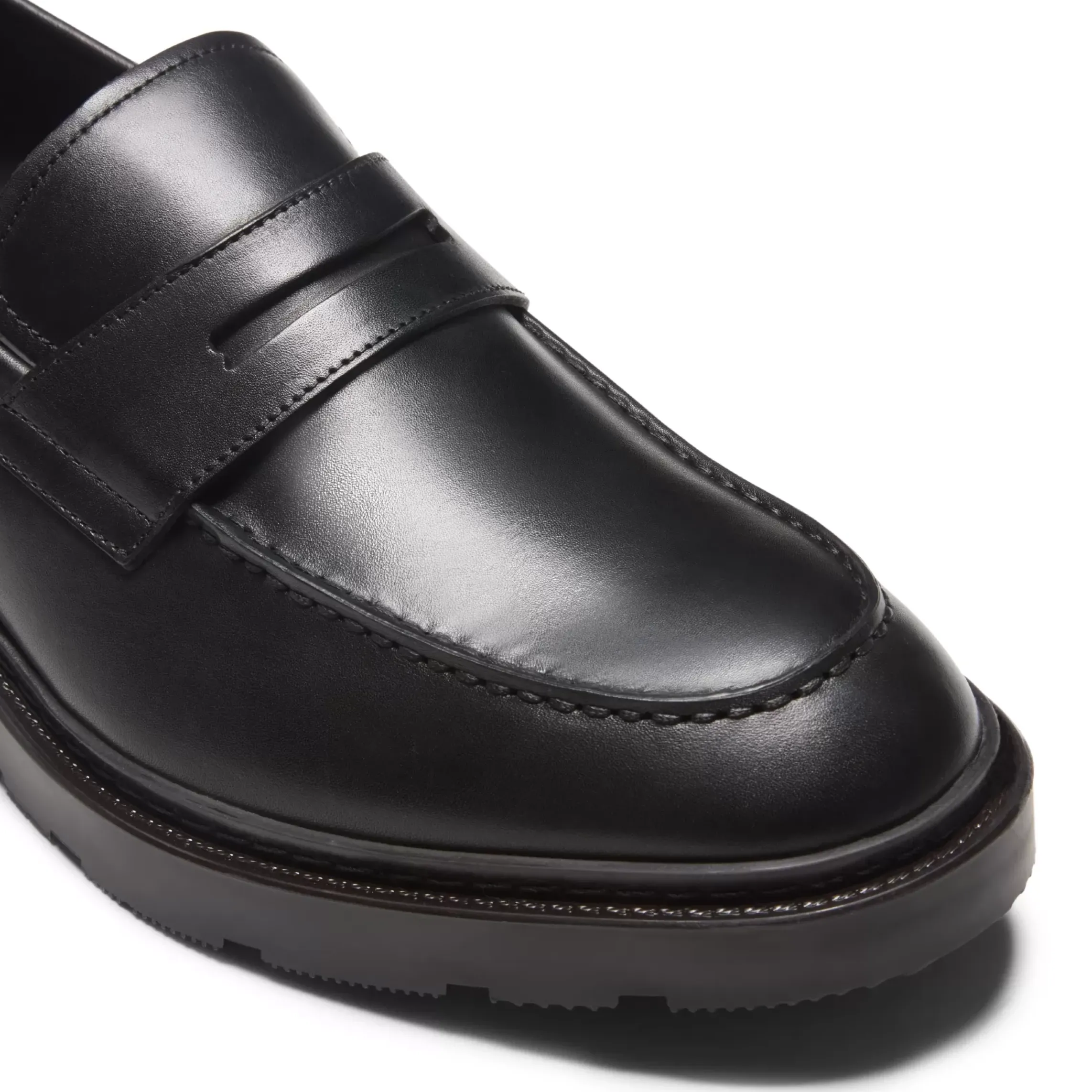 Fratelli Rossetti Black leather loafer|^ Loafers