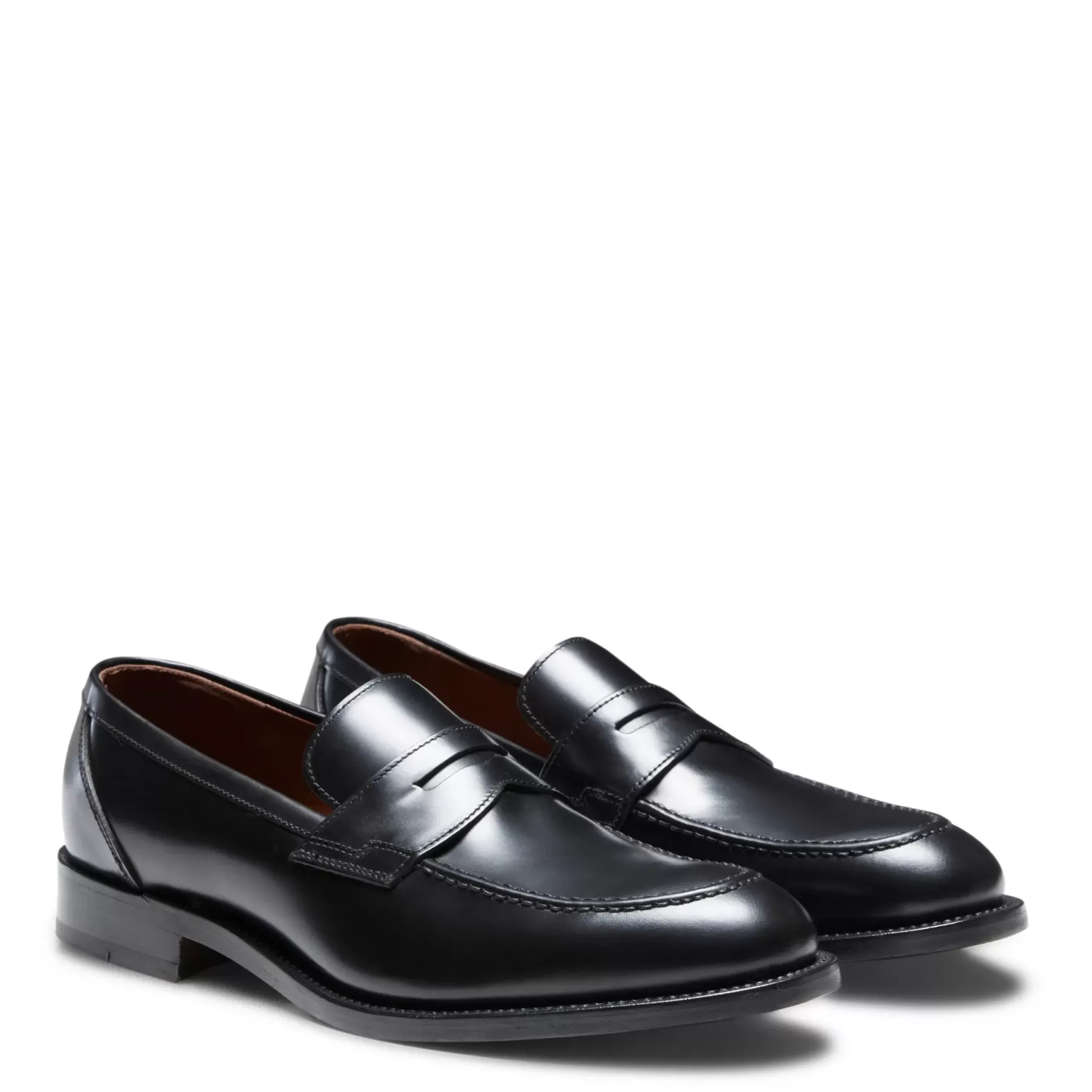 Fratelli Rossetti Black leather loafer|^ Loafers