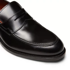 Fratelli Rossetti Black leather loafer|^ Loafers