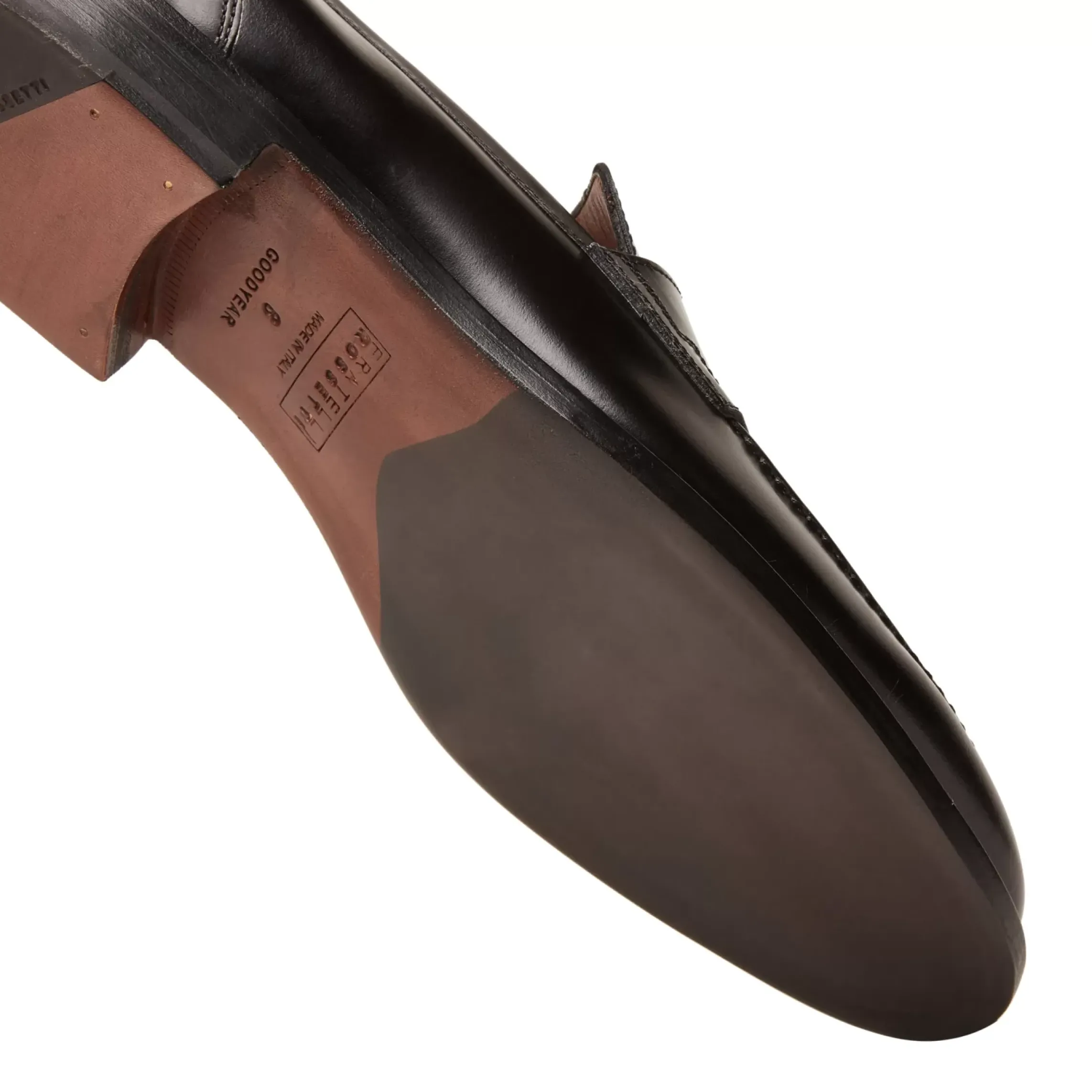 Fratelli Rossetti Black leather loafer|^ Loafers