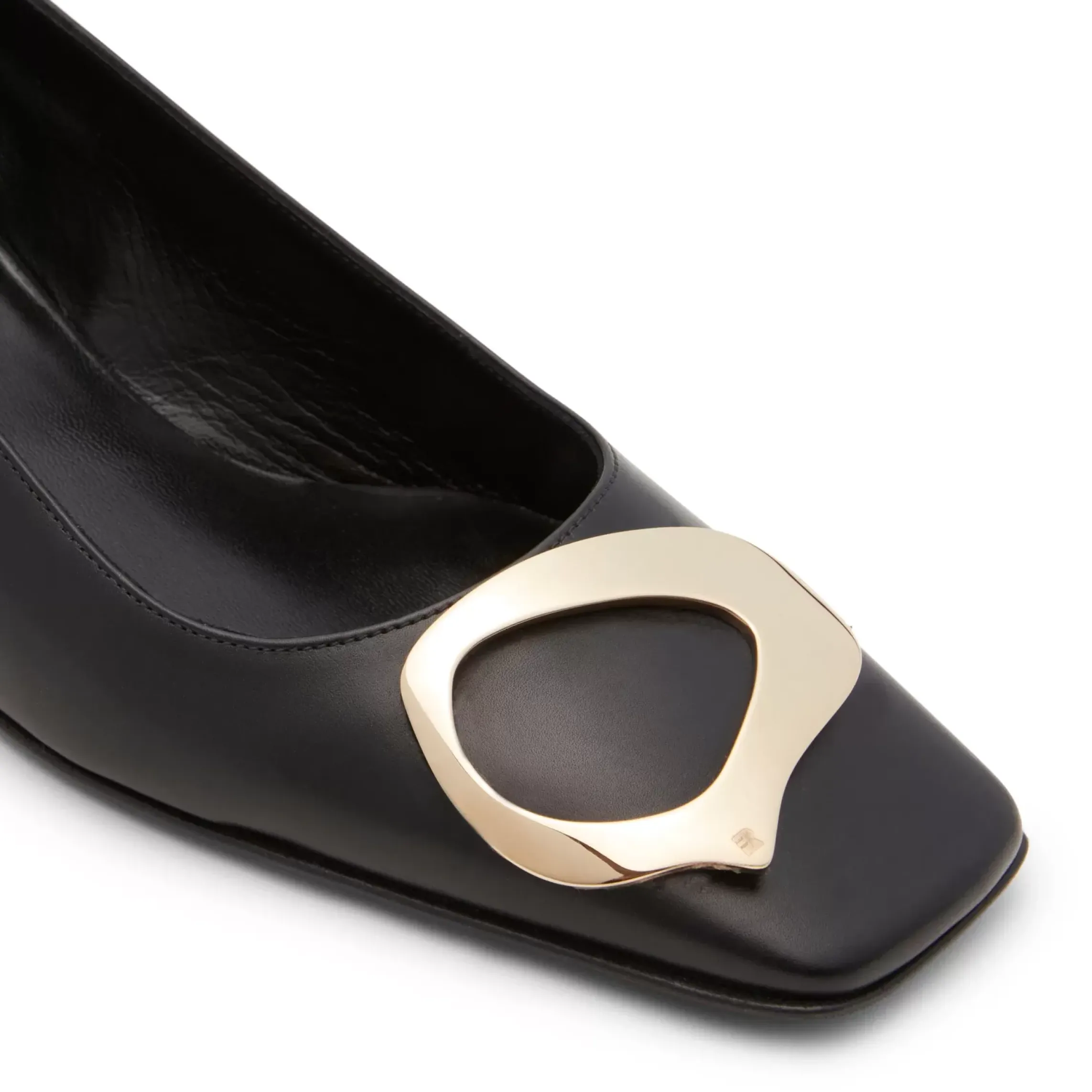 Fratelli Rossetti Black leather Magenta pump|^ Décolleté