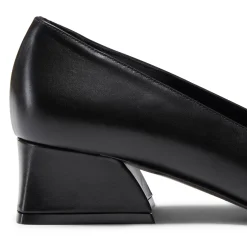 Fratelli Rossetti Black leather Magenta pump|^ Décolleté