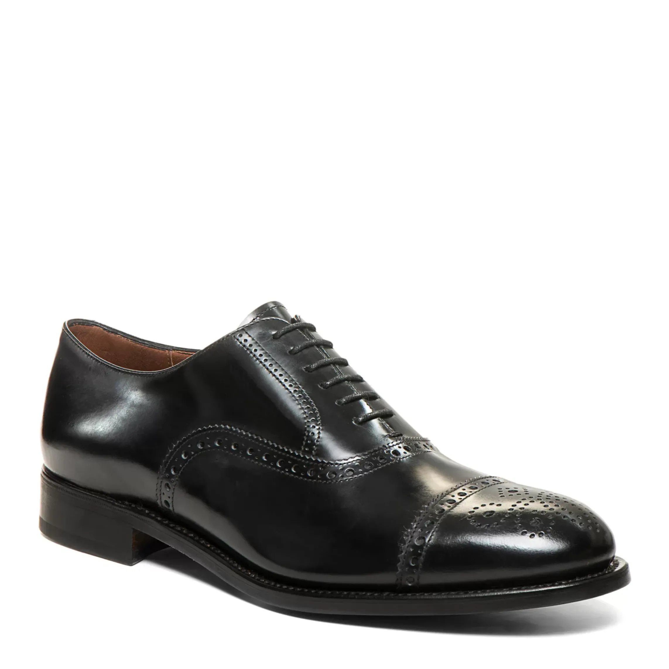 Fratelli Rossetti Black leather Oxford shoe|^ Lace-up Shoes