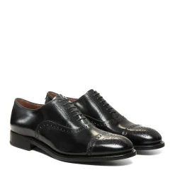 Fratelli Rossetti Black leather Oxford shoe|^ Lace-up Shoes