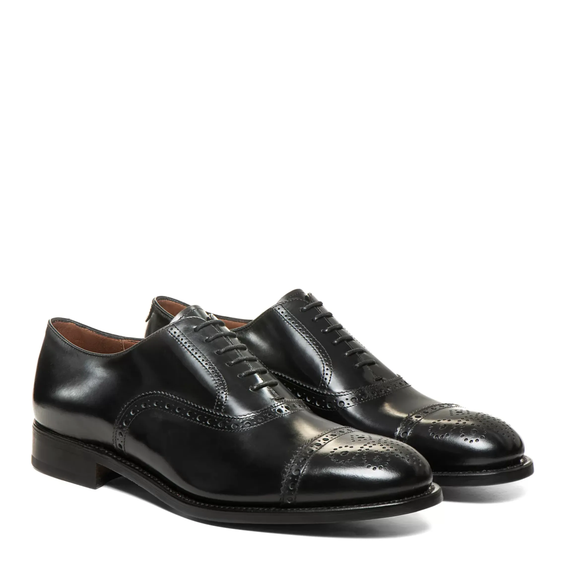 Fratelli Rossetti Black leather Oxford shoe|^ Lace-up Shoes