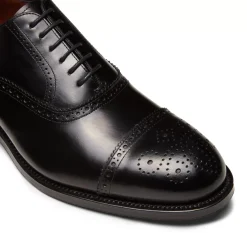 Fratelli Rossetti Black leather Oxford shoe|^ Lace-up Shoes