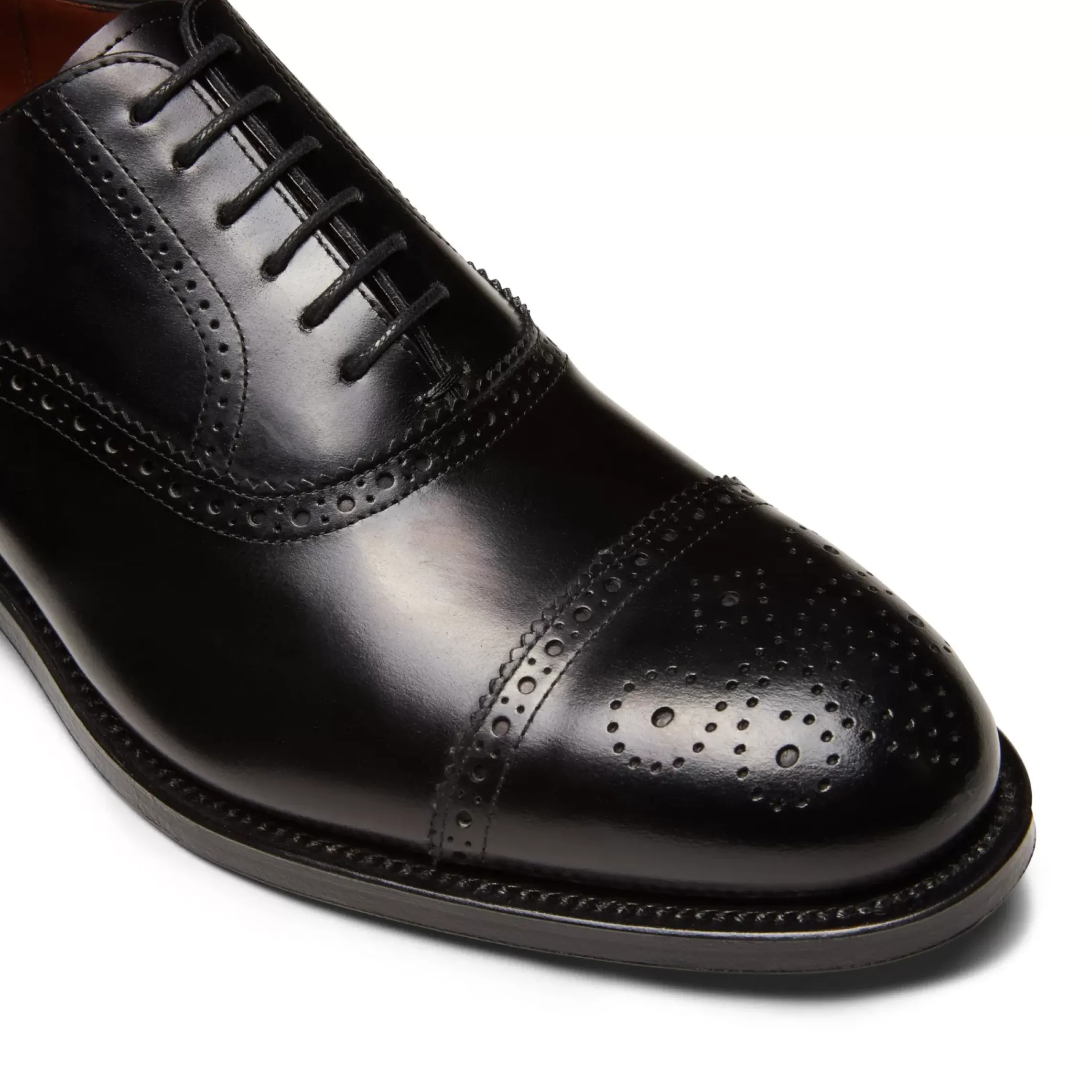 Fratelli Rossetti Black leather Oxford shoe|^ Lace-up Shoes